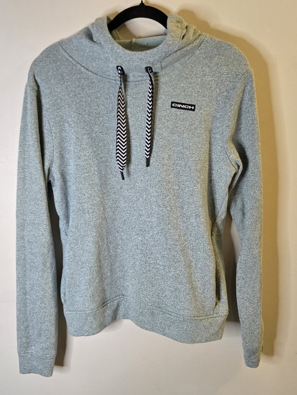 Cinch hoodie Heather Grey Womens Small